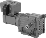 Image of Product. Front orientation. Electric Gearmotors. Speed-Control Right-Angle AC Gearmotors.