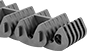 Image of Product. Chain. Front orientation. Inverted-Tooth Chain.