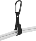 Image of ProductInUse. Front orientation. Hook and Loop Straps. Mountable Hook and Loop Straps, Grommet Mount/Carabiner Mount, Straps.