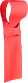 Image of Product. 12" Ht.×3 1/8" Wd. (Red). Front orientation. Red. Metal-Detectable Cardstock Write-On Tags, 12" High, 3 1/8" Wide.