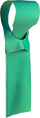 Image of Product. 12" Ht.×3 1/8" Wd. (Green). Front orientation. Green. Metal-Detectable Cardstock Write-On Tags, 12" High, 3 1/8" Wide.