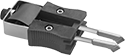Image of Product. 45° Chisel Tweezer. Front orientation. Soldering Iron Tips. Multichannel Soldering and Desoldering Stations, 45° Chisel Tweezer.