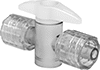 On/Off Valves with Luer Lock Fittings