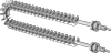 Finned Tubular Heating Elements for Duct, Ovens, and Dryers