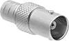 Image of Product. Front orientation. Coaxial Connectors. Coaxial Connectors, BNC Crimp-On Sockets.