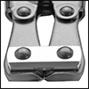 Image of Product. Front orientation. ZoomedIn view. Contains Border. Bolt Cutters. Flush-Cut Compact Bolt Cutters with Offset Handles.