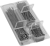 Image of Product. Front orientation. Cable Ties. Cable Tie Assortments, Assorted by Size, 400 Pieces.