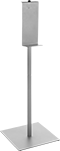Image of Product. Front orientation. Hand Sanitizer Dispenser Stands. Floor Mount.