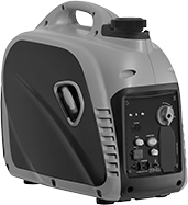 Image of Product. Front orientation. Power Generators. Gasoline Powered with Pull Start, 2,200 W Maximum Continuous Watts.