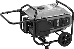 Image of Product. Front orientation. Power Generators. Gasoline Powered with Pull Start, 3,600 W Maximum Continuous Watts.