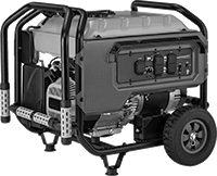 Image of Product. Front orientation. Power Generators. Gasoline Powered with Electric Start.