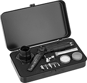 Image of Product. Front orientation. Soldering Irons. Adjustable-Angle Butane-Powered Soldering Iron Kits.