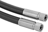 Extra-Flexible Abrasion-Resistant Hydraulic Hose with Female Threaded Fittings