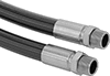 Extra-Flexible Abrasion-Resistant Hydraulic Hose with Male Threaded Fittings