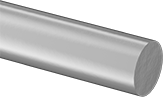 Image of Product. Front orientation. Tungsten. Thermally-Conductive Corrosion-Resistant Tungsten, Rods and Discs.