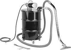 Image of Product. Front orientation. Vacuum Cleaners. Air-Powered Wet/Dry Vacuum Cleaners.