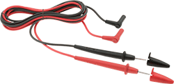 Image of Product. Front orientation. Exploded view. Test Leads. Fluke Test Lead Sets, Model Number TL75.