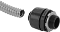 Image of System. Front orientation. Conduit and Fittings. Ultra-Flexible Plastic (MPT) Conduit and Fittings.