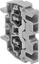 Image of Product. Front orientation. Terminal Blocks. Space-Saving Modular DIN-Rail Mount Terminal Blocks, Terminal Blocks with Spring-Clamp Terminals.