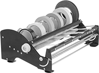 Image of ProductInUse. Front orientation. Tape Dispensers. Multi-Roll Tape Dispensers, Style E.