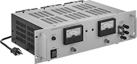 Image of Product. With Analog Display. Front orientation. Power Supplies. Rack-Mount Power Supplies, Single Phase, Analog Display.