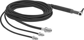 Image of Product. Front orientation. TIG Torches. Rigid-Neck Torch Body, Gas Valve Not Included.