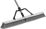 Image of Product. Front orientation. ZoomedIn view. Brooms. Multisurface Push Brooms, Bolt-On Handle.