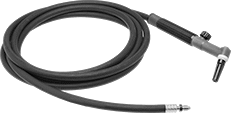 Image of Product. Front orientation. TIG Torches. Flexible-Neck Torch Body, Gas Valve Included.