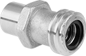 Image of Product. Front orientation. Propane Tank Valves. Connectors for Lift Truck Propane Tanks, Valve Connectors.