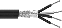 Image of Product. Side1 orientation. VFD Motor Cable. Power Wire— Stranded with PVC Outer Jacket.