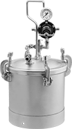 Image of Product. Front orientation. Paint Sprayer Pressure Tanks. ASME-Code Pressure Tanks for Air-Powered Paint Sprayers.