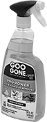 Image of Product. Front orientation. Adhesive Removers. Goo Gone Adhesive, Label, Gum, and Wax Removers, Spray Bottle.