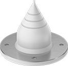 Image of Product. Front orientation. Grommets. Sanitary Sealing Grommets, Style 1.