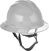 Image of Product. Front orientation. Hard Hats. Hard Hats with Clear Brim.