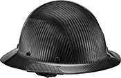 Image of Product. Front orientation. Hard Hats. Lightweight Carbon Fiber Hard Hats, Full Brim—Class C.
