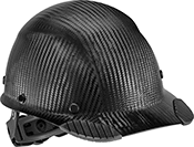 Image of Product. Front orientation. Hard Hats. Lightweight Carbon Fiber Hard Hats, Cap Brim—Class C.