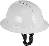 Image of Product. Front orientation. Hard Hats. Hard Hats for Top and Side Impacts, Full Brim—Class C.