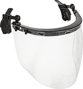 Image of Product. Front orientation. Face Shields. Climbing-Style Hard Hats.