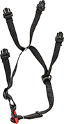 Image of Product. Front orientation. Hard Hat Chin Straps. Climbing-Style Hard Hats.