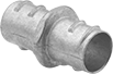 Image of Product. Twist-In Connection. Front orientation. Conduit and Fittings. Flexible Metal (FMC) Conduit and Fittings, Connector Fitting, Straight, Twist-In Conduit Connection.
