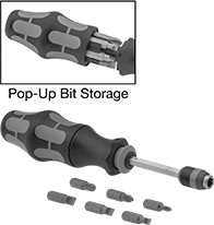 Image of Product. Front orientation. Contains Inset. Screwdrivers. Strong-Hold Bit Screwdrivers.
