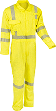 Image of Product. Front orientation. Coveralls. High-Visibility Flame- and Arc-Flash-Protection Coveralls.