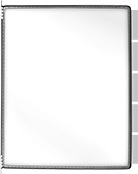 Image of Product. Front orientation. Document Protectors. Easy-Flip Display Binders, Document Protectors with Index Tabs.