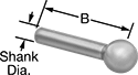 Image of Product. Front orientation. Contains Annotated. Tooling Balls. Adjustable-Height Tooling Balls.