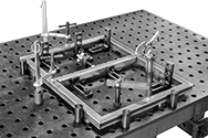 Image of ProductInUse. Front orientation. Fixture Kits. Setup and Fixture Clamp Kits for Welding.