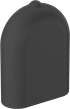 Image of Product. Style B. Front orientation. Protective Caps. Rectangular Caps, Vinyl Plastic, Style B.