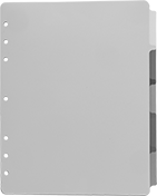 Image of Product. Front orientation. Document Binder Dividers.
