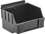 Image of Product. Front orientation. Slatwall Bins.