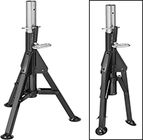 Image of Product. Style C. Front orientation. Contains Inset. Material Support Stands. Build-Your-Own Tripod Material Support Stands, Stands, Tripod Stand, Style C.