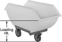 Image of Product. Front orientation. Contains Annotated. Dump Trucks. Dump Trucks, Style F.